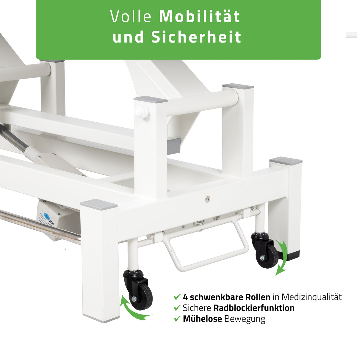Massageliege Elektrisch Fortis 2 Ergo | 2-Segmente | Handfernbedienung Steuerrahmen