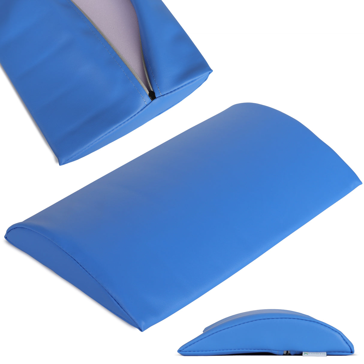 Lenden halfronde rol voor massage | 40x25x5 cm | Vinyl Flex bekleding