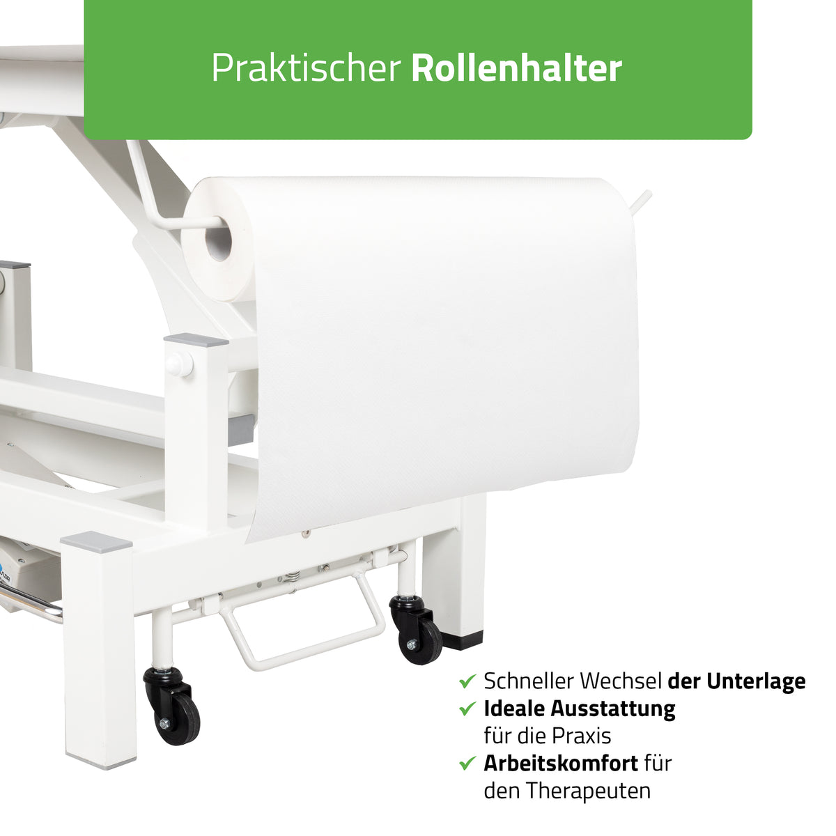 Massageliege Elektrisch Fortis 2 Ergo | 2-Segmente | Handfernbedienung Steuerrahmen