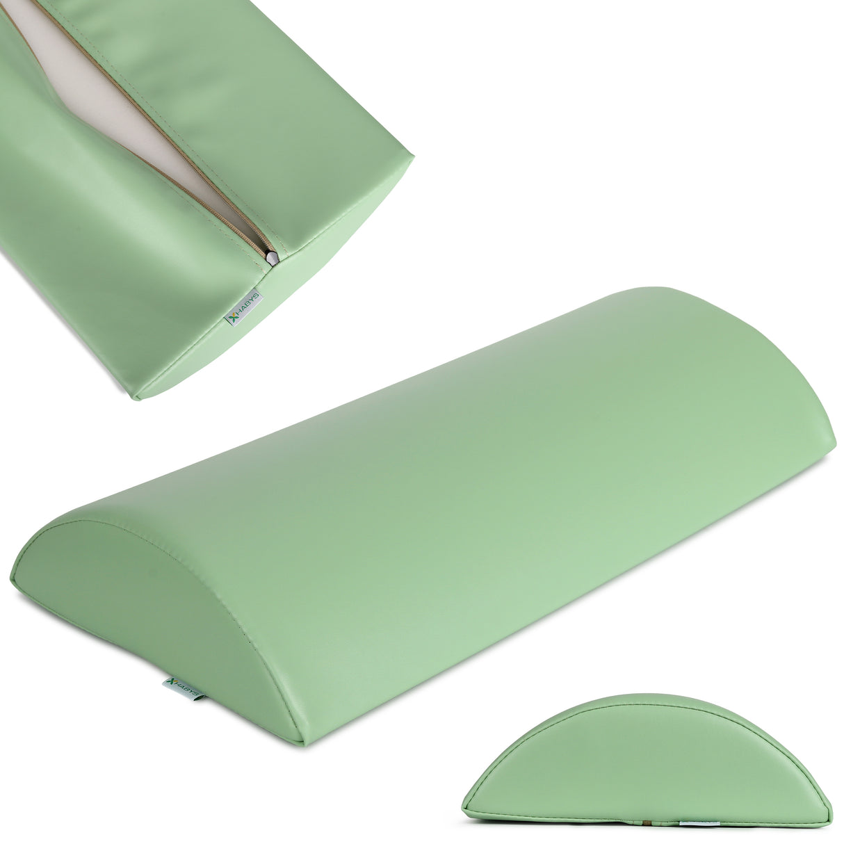 Halfronde Massagerol 60x30x15 | Onder de voeten of de knie | Vinyl Flex Bekleding