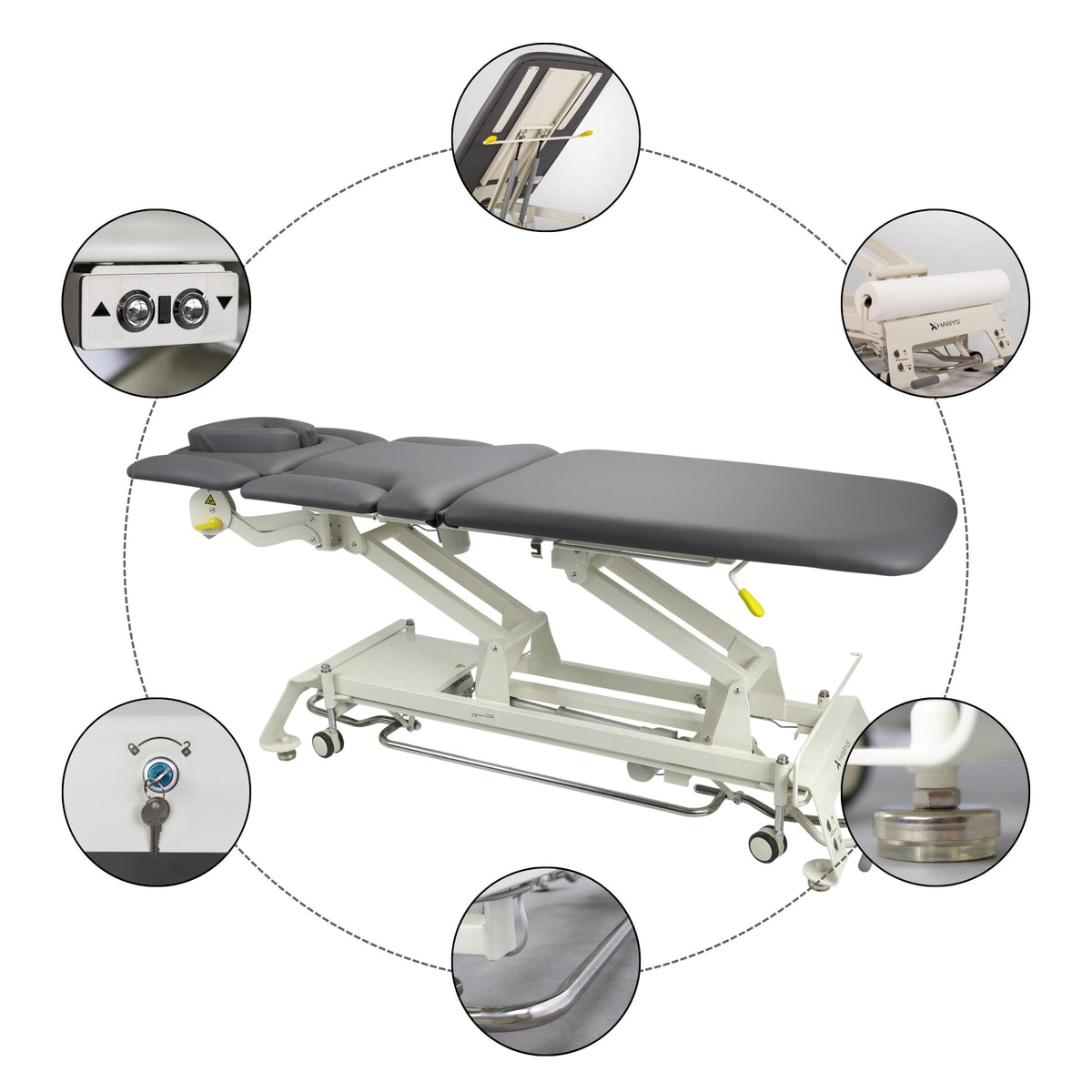 Therapieliege Elektrisch Evero X7 Ergo 7-Segmente | Steuerrahmen