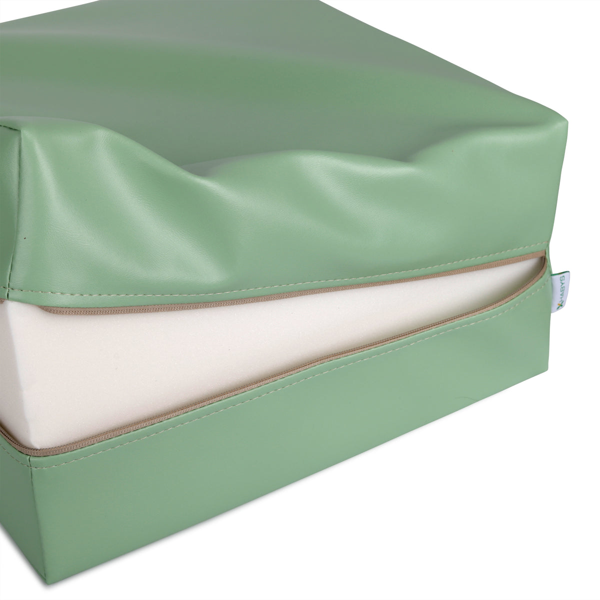 Positioneringswig voor de onderste ledematen tijdens de buikmassage | 70/40x40x20 | Vinyl Flex Bekleding