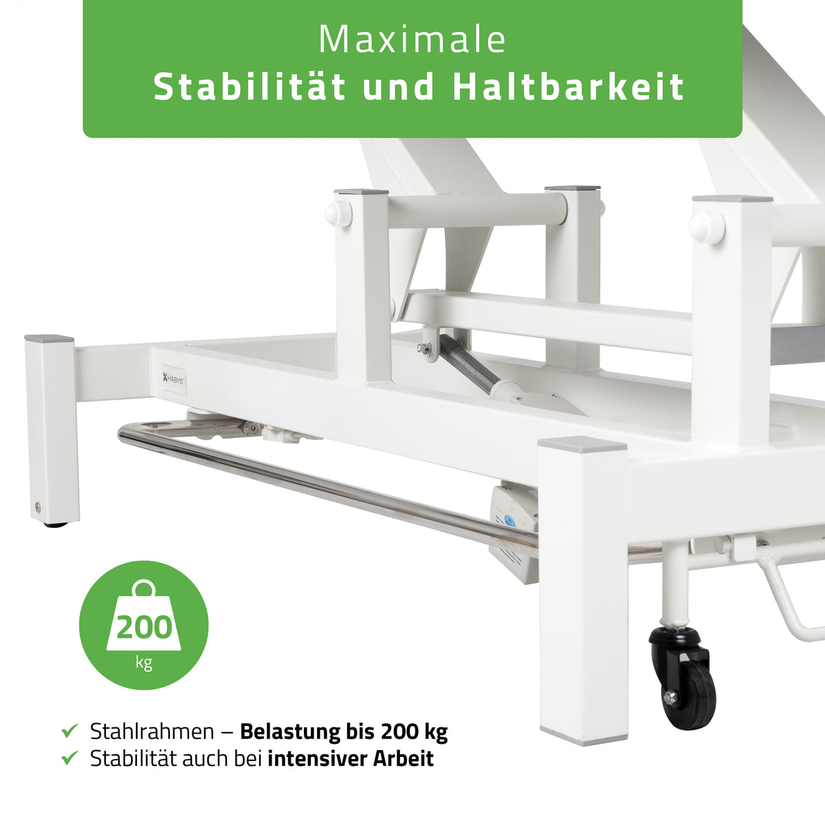 Massageliege Elektrisch Fortis 2 Ergo | 2-Segmente | Handfernbedienung Steuerrahmen