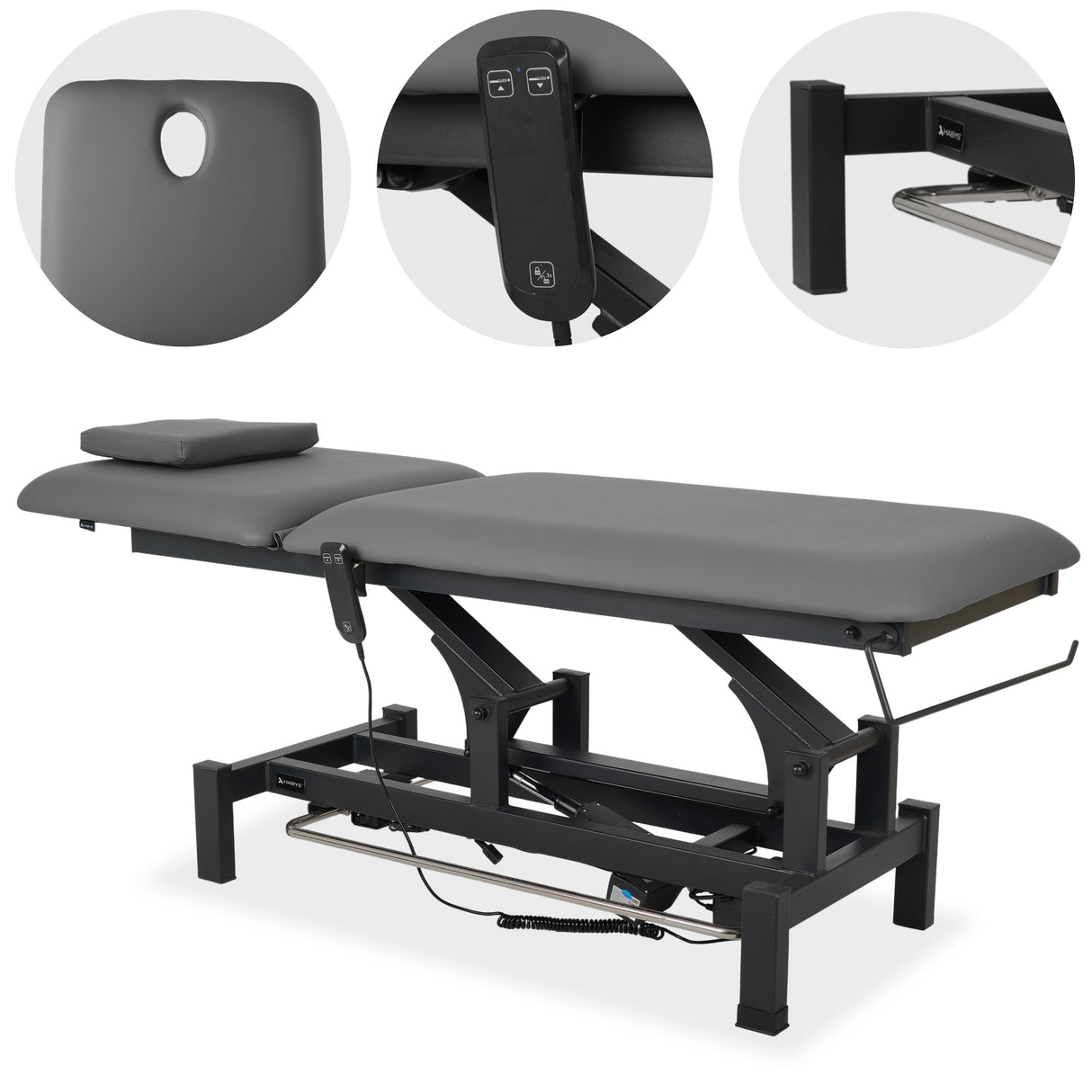 Massageliege Elektrisch Fortis 2 | 2-Segmente | Handfernbedienung Steuerrahmen