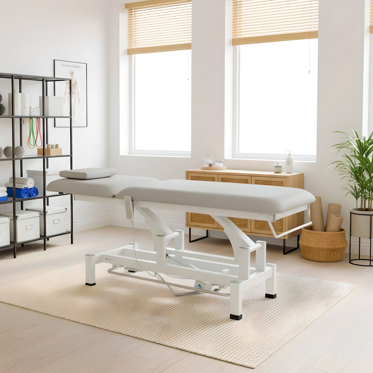 Massageliege Elektrisch Fortis 2 | 2-Segmente | Handfernbedienung Steuerrahmen
