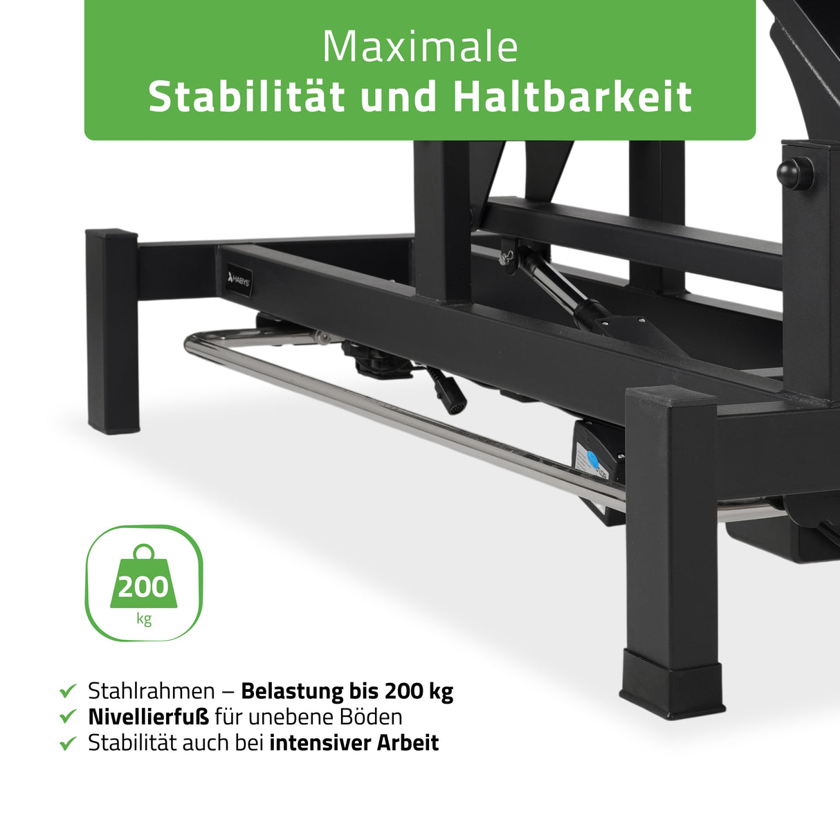 Massageliege Elektrisch Fortis 2 | 2-Segmente | Handfernbedienung Steuerrahmen