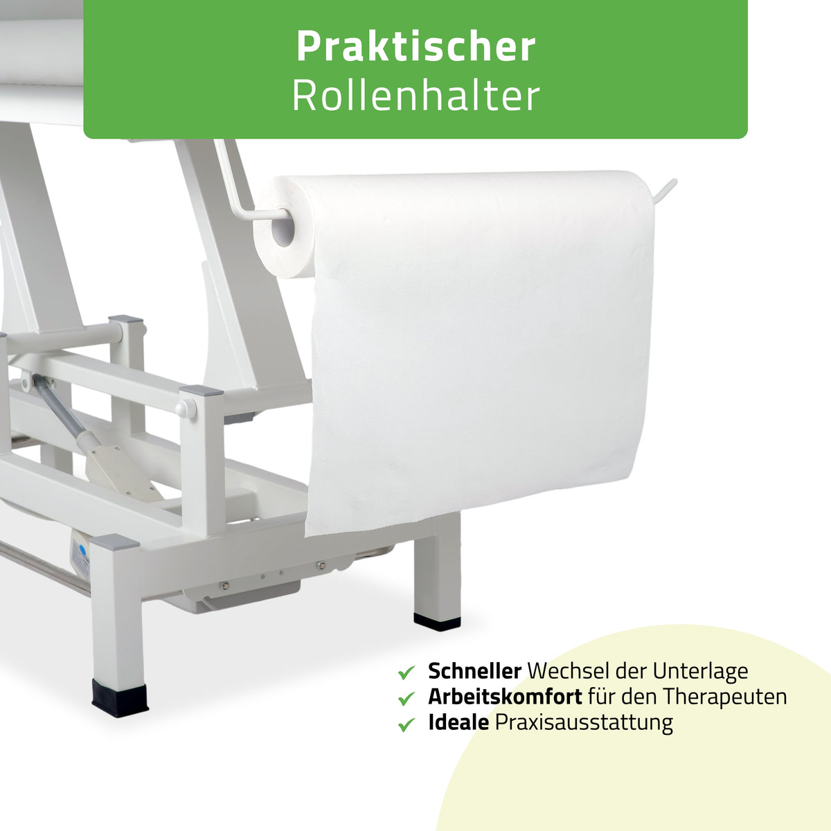 Massageliege Elektrisch Fortis 2 | 2-Segmente | Handfernbedienung Steuerrahmen