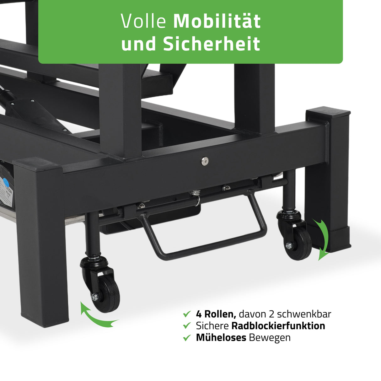 Massageliege Elektrisch Fortis 4 Ergo | 4-Segmente | Handfernbedienung Steuerrahmen