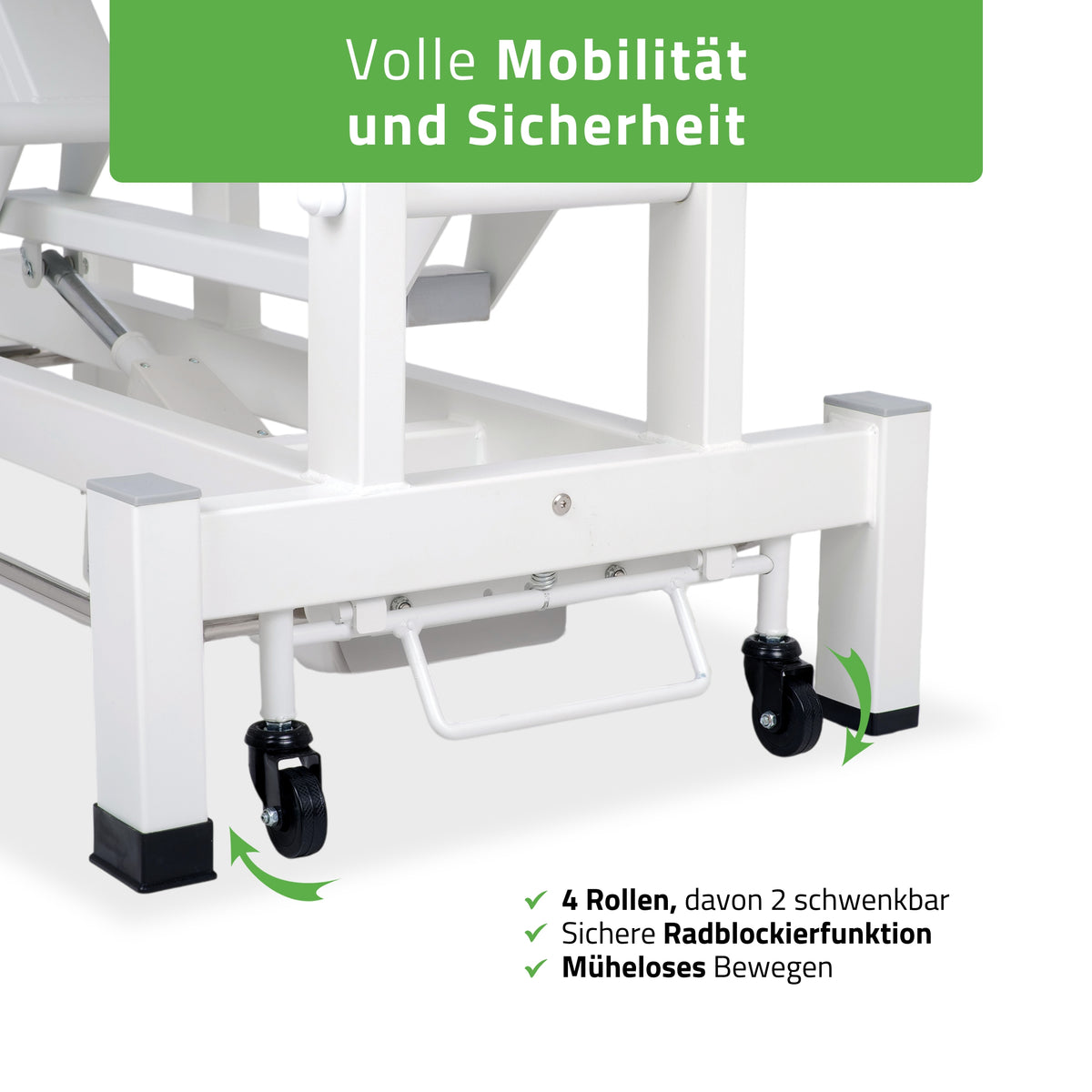 Massageliege Elektrisch Fortis 4 Ergo | 4-Segmente | Handfernbedienung Steuerrahmen