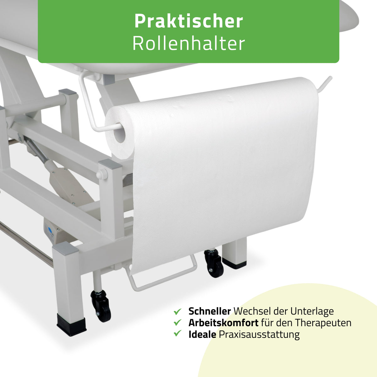 Massageliege Elektrisch Fortis 4 Ergo | 4-Segmente | Handfernbedienung Steuerrahmen