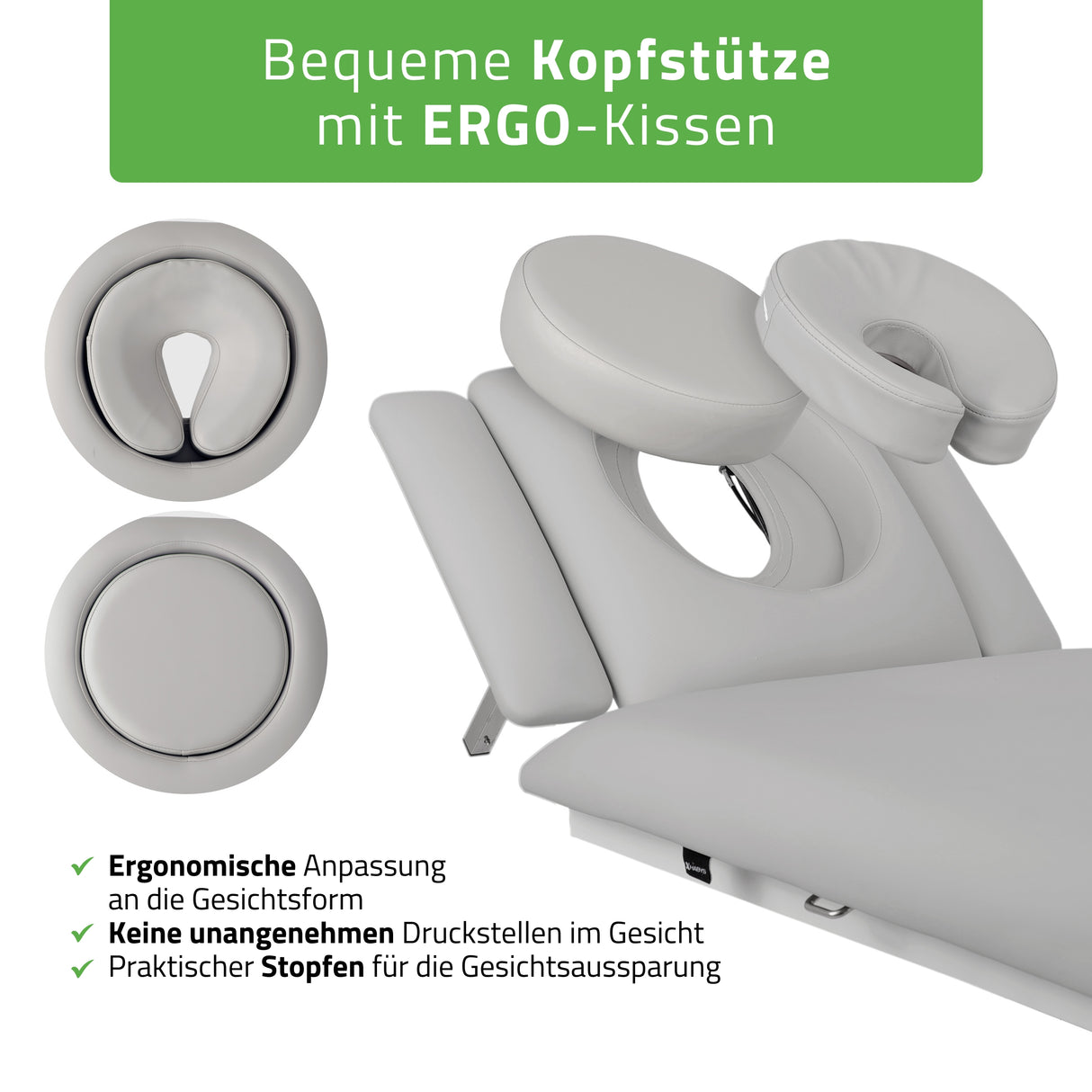 Massageliege Elektrisch Fortis 5 Ergo | 5-Segmente | Handfernbedienung Steuerrahmen