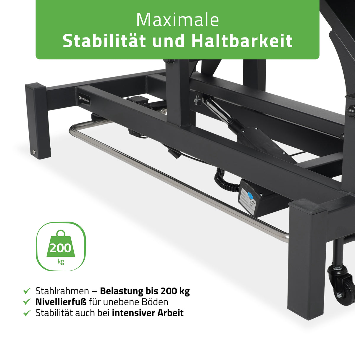 Massageliege Elektrisch Fortis 5 Ergo | 5-Segmente | Handfernbedienung Steuerrahmen