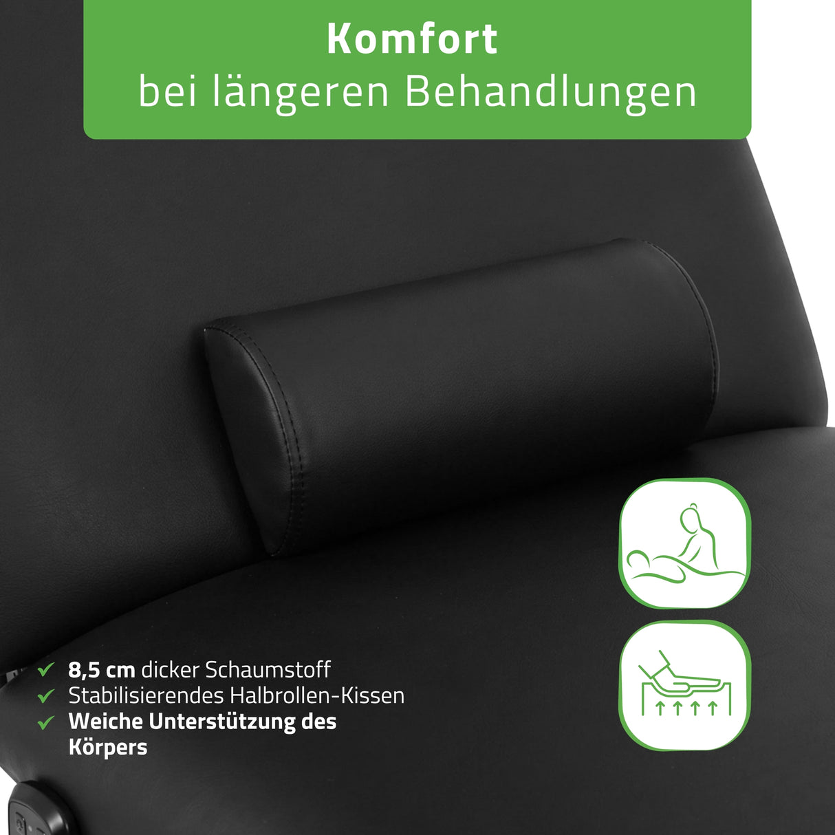 Kosmetikliege Elektrisch mit Heizung Camilla Ergo 2