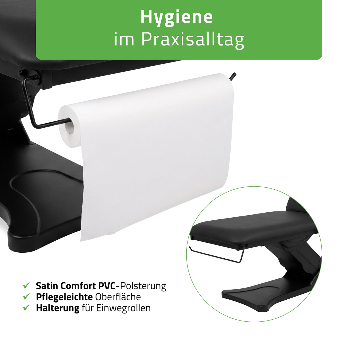 Kosmetikliege Elektrisch mit Heizung Camilla Ergo 2