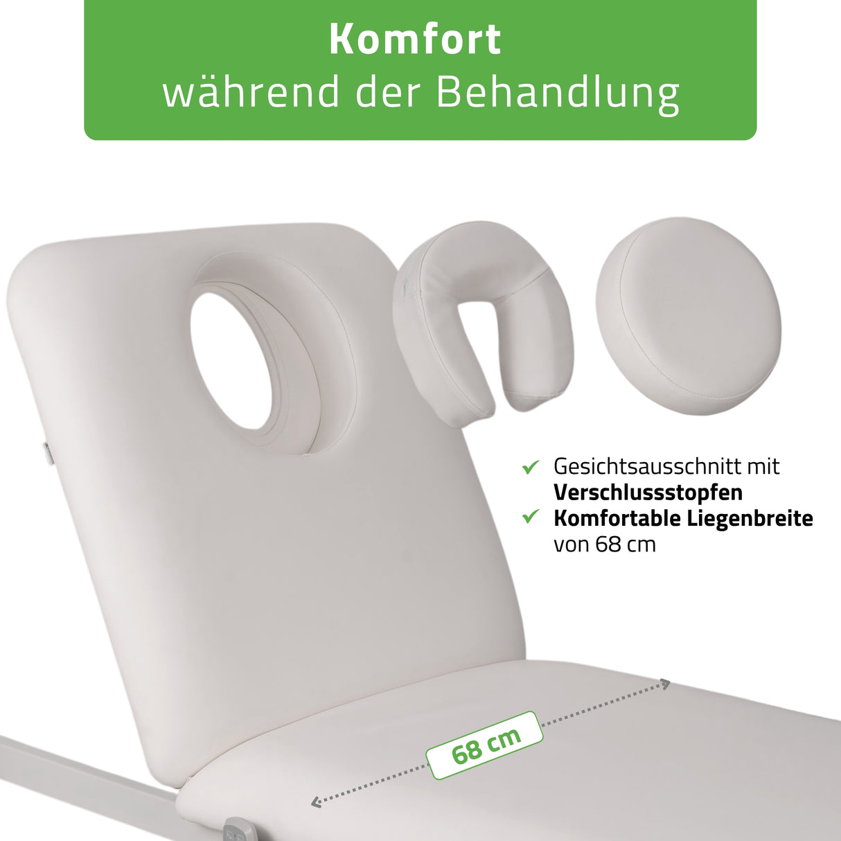 Kosmetikliege Elektrisch mit Heizung Camilla Ergo 2