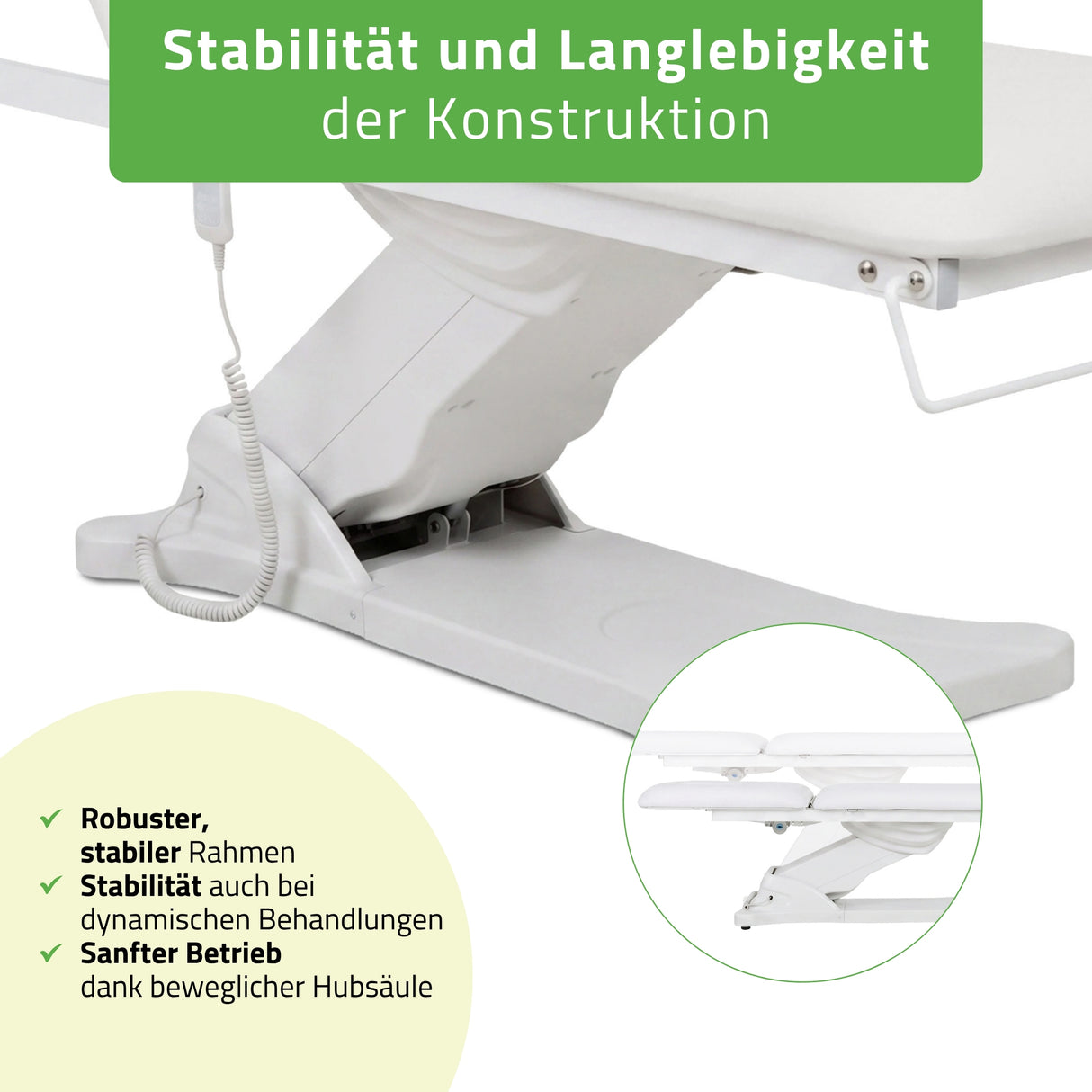 Kosmetikliege Elektrisch mit Heizung Camilla Ergo 2