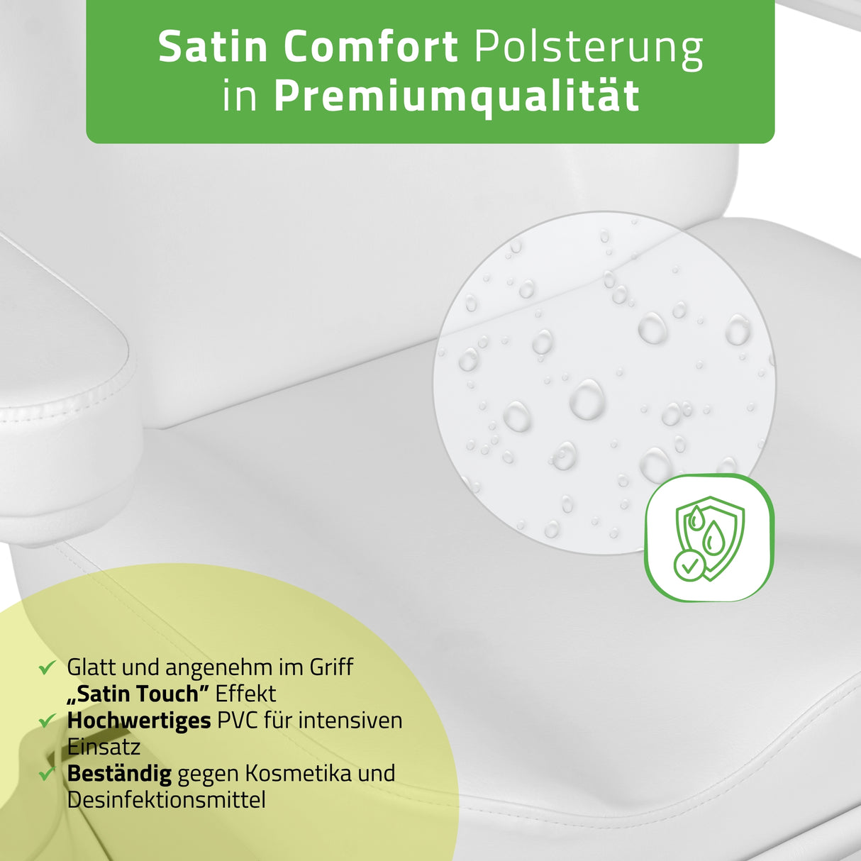 Kosmetikliege Elektrisch | Elara PRO 4 | Kosmetiksessel mit elektrischer Verstellung | Handfernbedienung | 3 - Motoren
