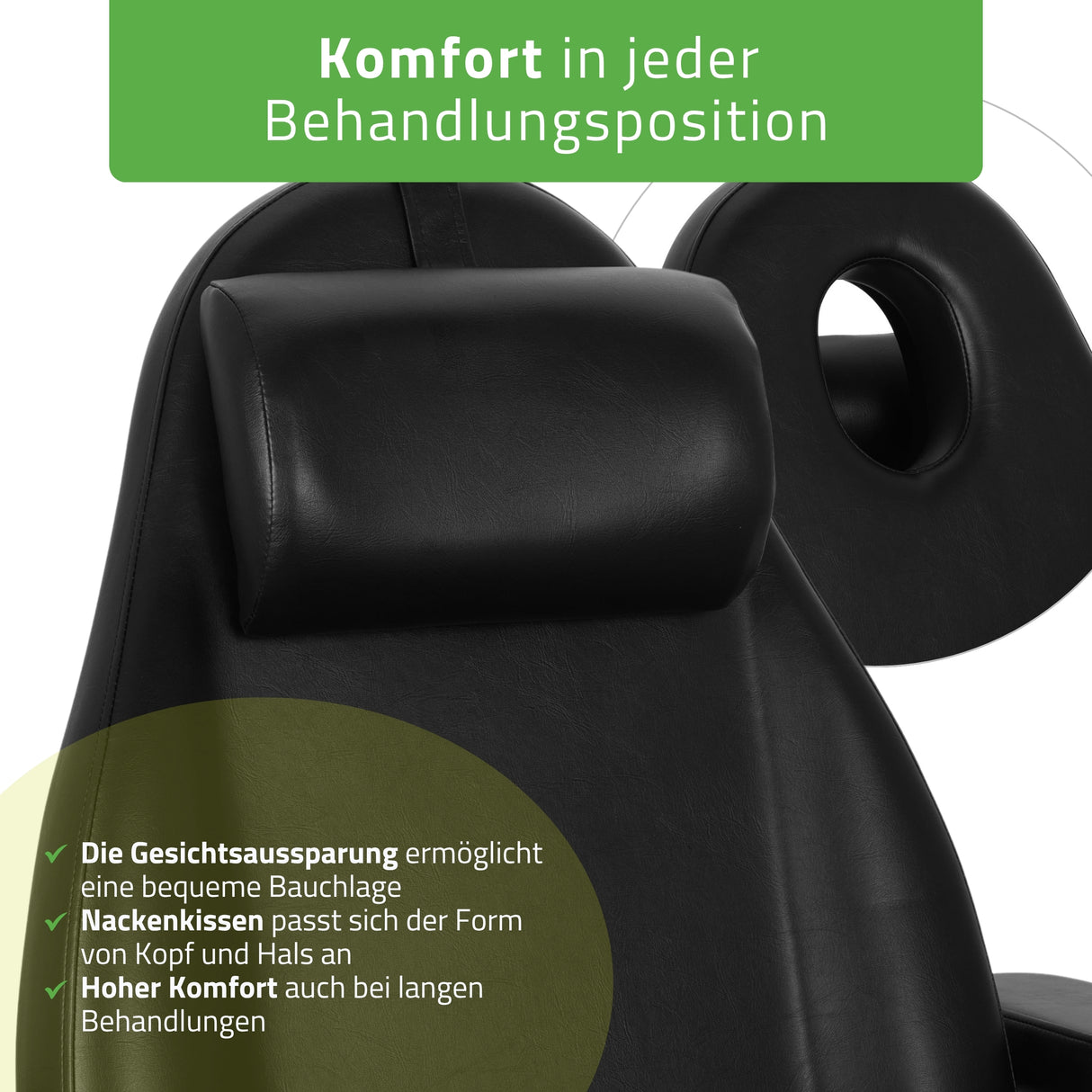 Kosmetikliege Elektrisch | Elara PRO 6P | Kosmetiksessel mit elektrischer Verstellung | Handfernbedienung | 2 - Motoren