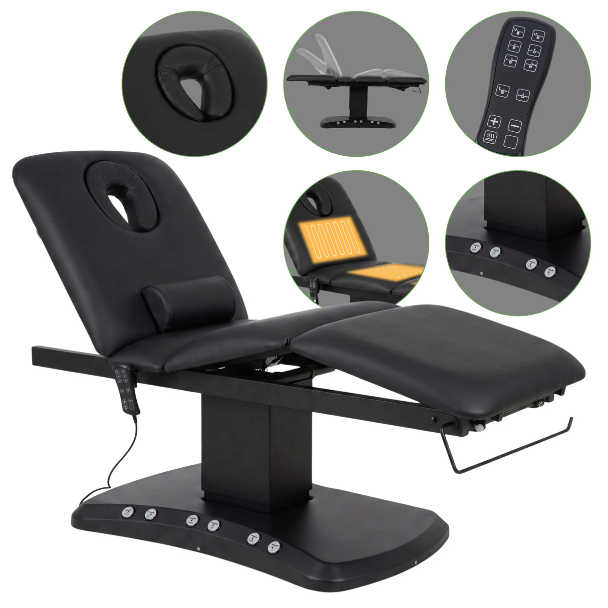 Kosmetikliege Elektrisch mit Heizung | Serenity Ergo 4 | für Massage und SPA Anwendungen