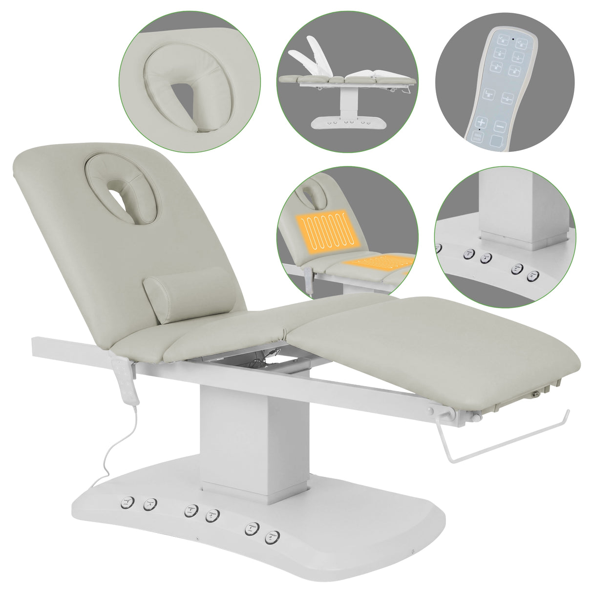 Kosmetikliege Elektrisch mit Heizung | Serenity Ergo 4 | für Massage und SPA Anwendungen
