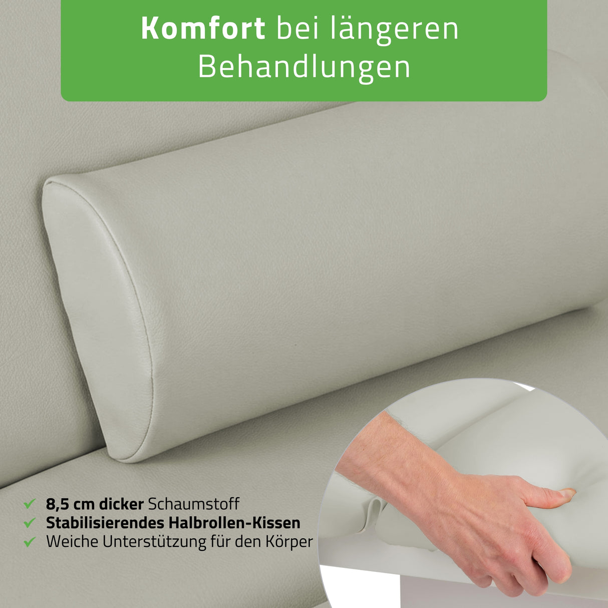 Kosmetikliege Elektrisch mit Heizung | Serenity Ergo 4 | für Massage und SPA Anwendungen
