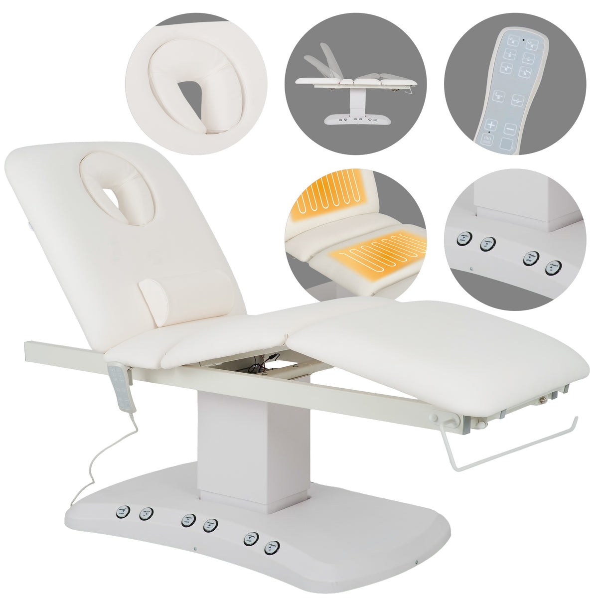 Kosmetikliege Elektrisch mit Heizung | Serenity Ergo 4 | für Massage und SPA Anwendungen