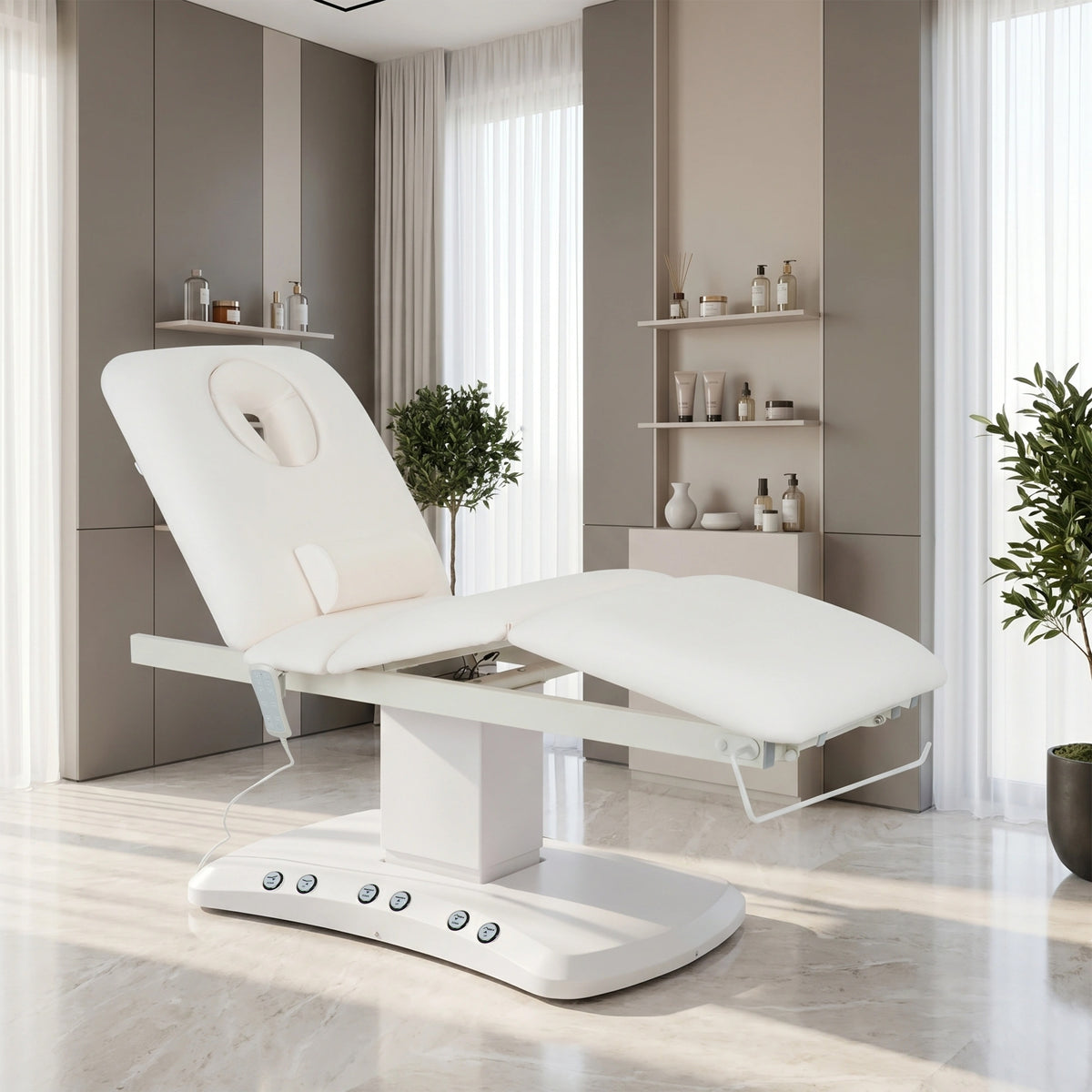 Kosmetikliege Elektrisch mit Heizung | Serenity Ergo 4 | für Massage und SPA Anwendungen