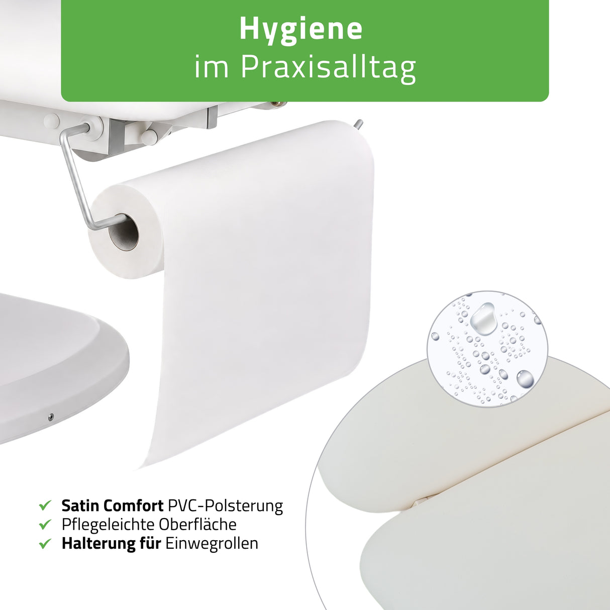 Kosmetikliege Elektrisch mit Heizung | Serenity Ergo 4 | für Massage und SPA Anwendungen
