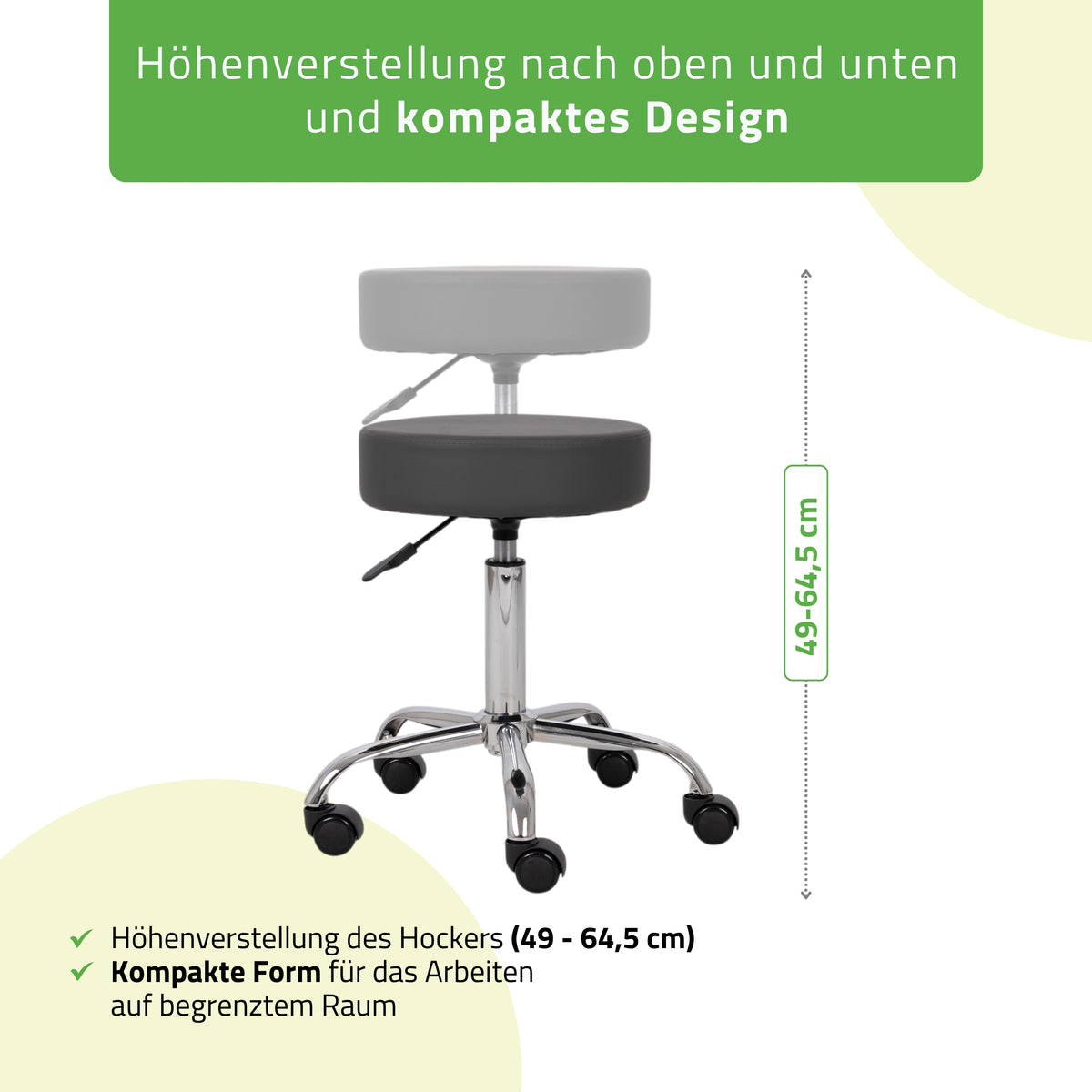 Rollhocker Tila | Kosmetikhocker
