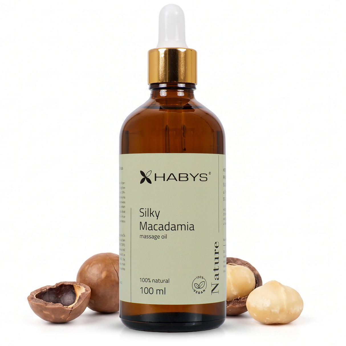 Habys Massageöl Daily Spa Nature Silky Macadamia | 100 ml mit Pipette