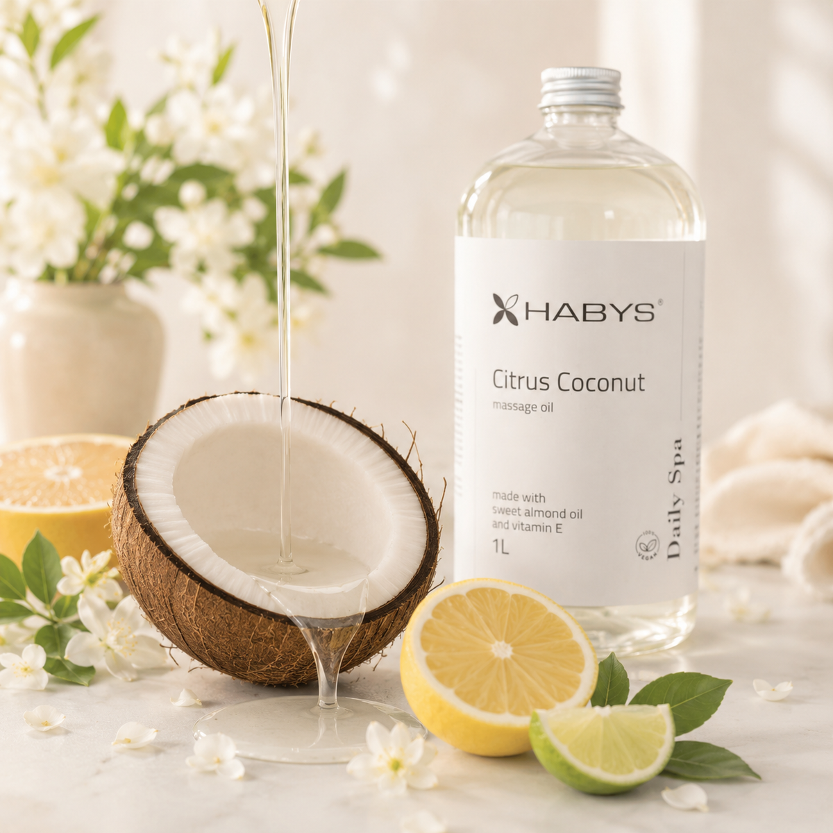 Massageöl Daily Spa | Citrus Coconut | HABYS