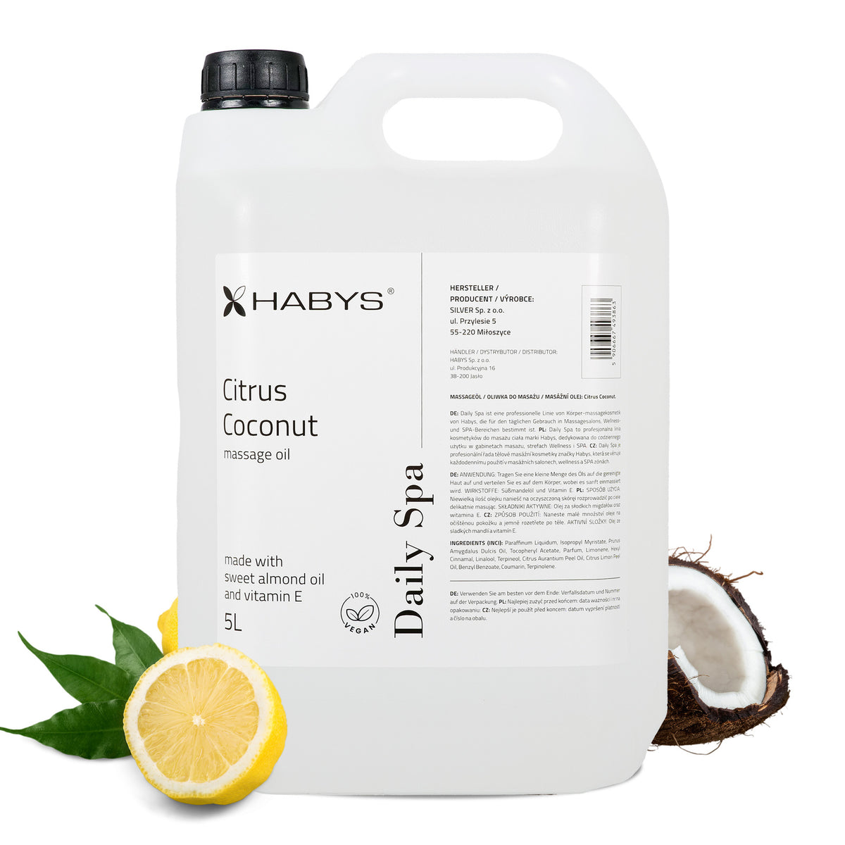 Massageöl Daily Spa | Citrus Coconut | HABYS