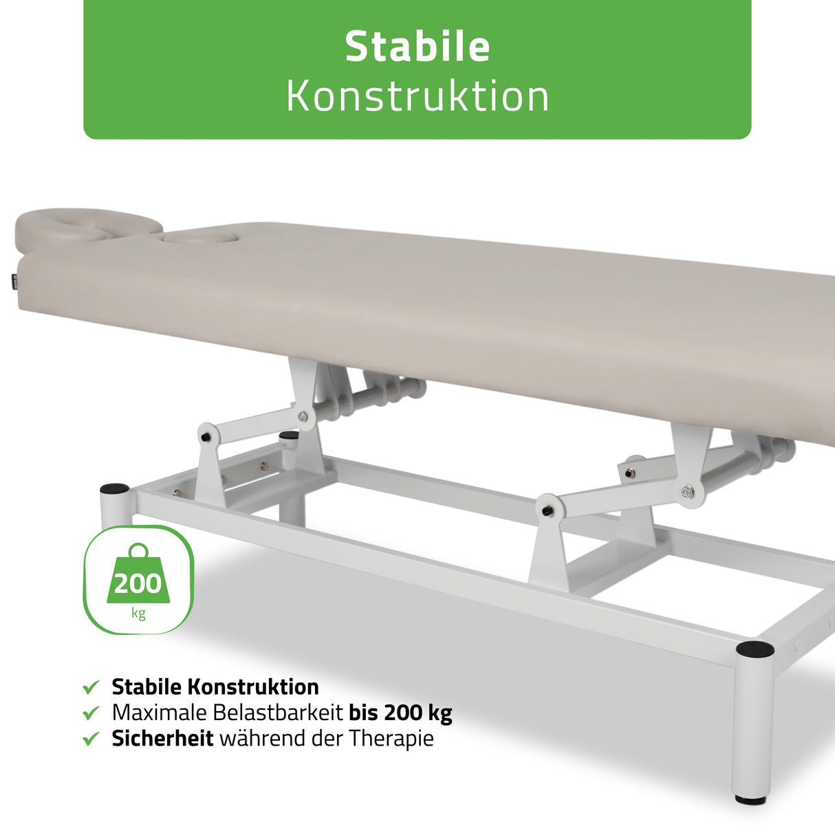 Stationäre Massageliege Vigo 1 | mit Kurbelverstellung