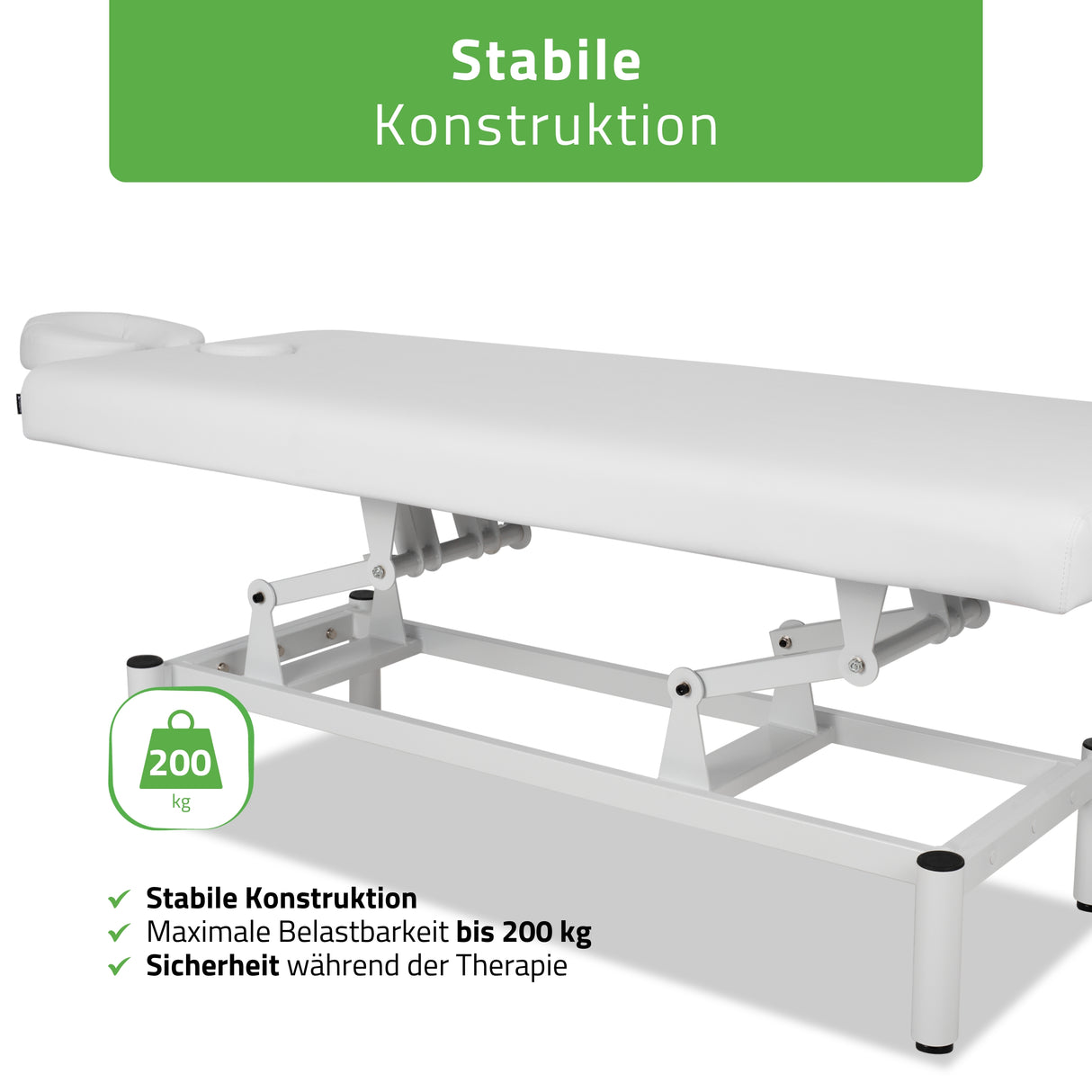 Stationäre Massageliege Vigo 1 | mit Kurbelverstellung