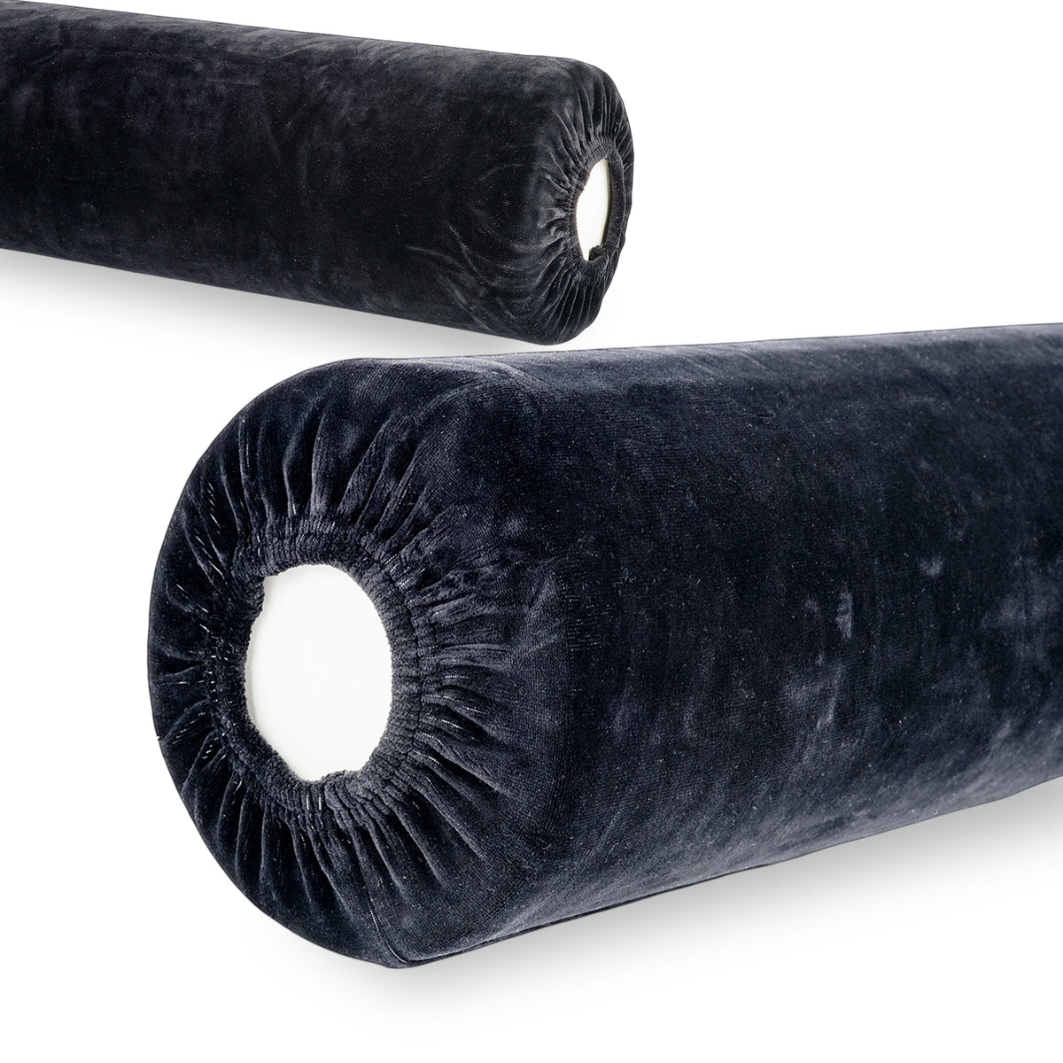Velours Bezug für Lagerungsrolle mit Gummizug | 15x60