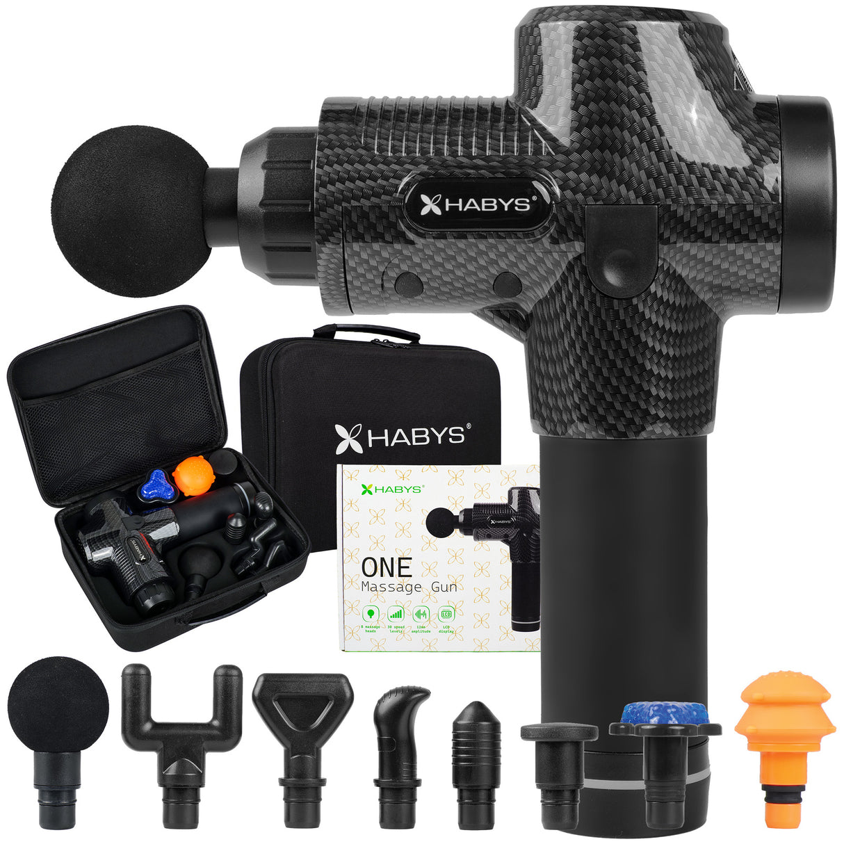 Habys Massagepistole One | Professionelle Massage Gun | Vibrationsmassagegerät