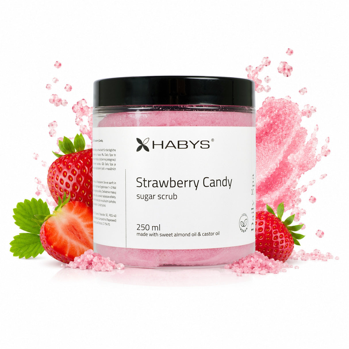 Habys Daily Spa Strawberry Candy Zuckerpeeling | 250 ml