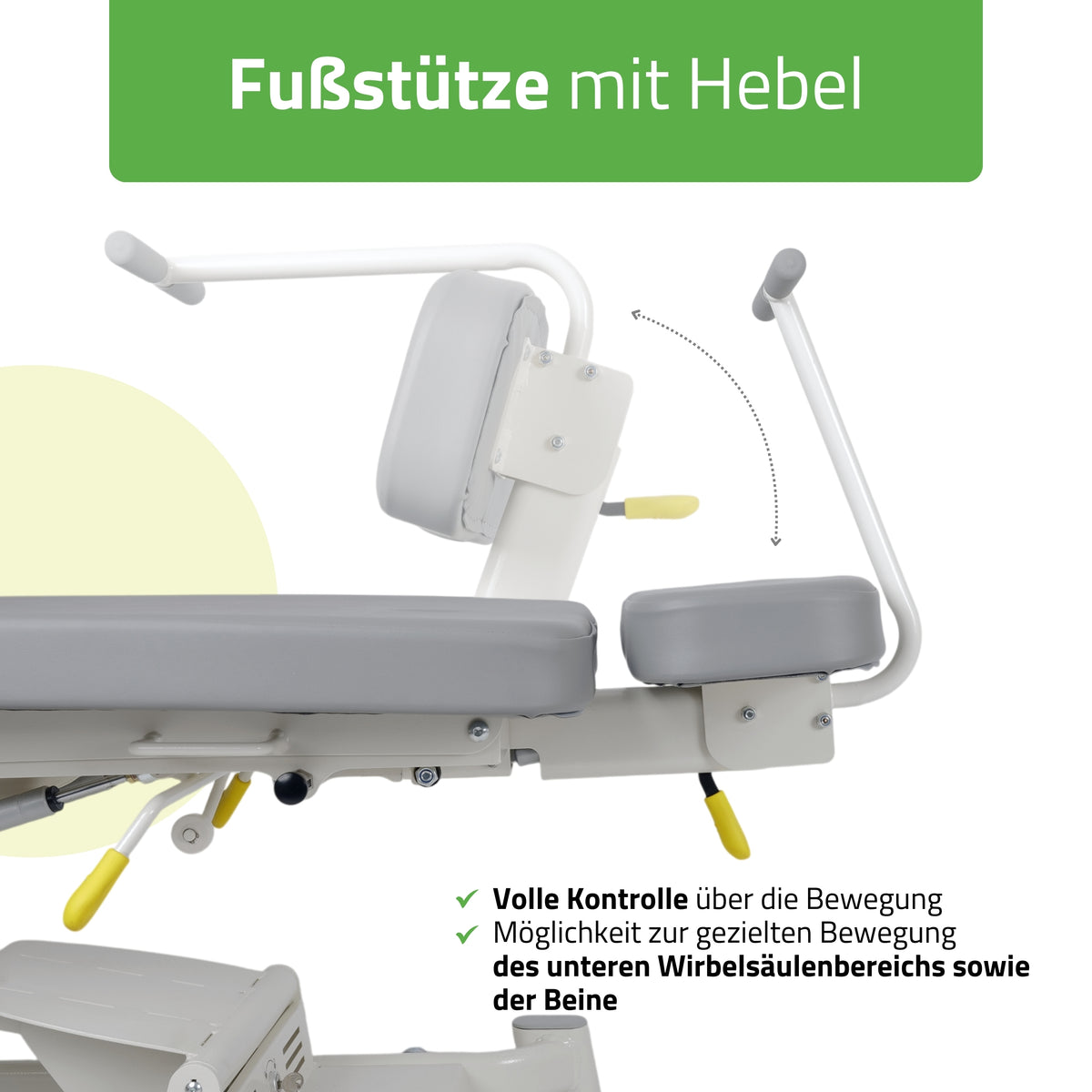 Chiropraktikerliege Elektrisch Therapieliegen Evero Upright Chiro Z7 | Steuerrahmen
