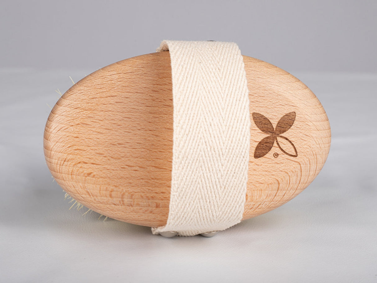 Massageborstel voor Dry Brushing | Tampico-haren | Harde Droogborstel