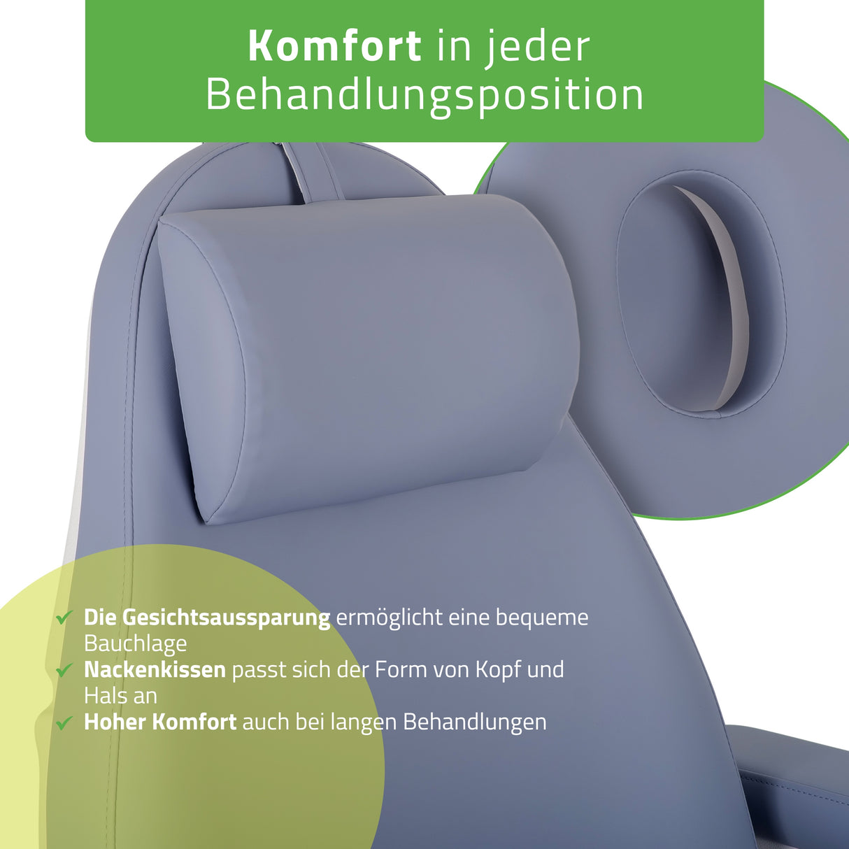 Kosmetikliege Elektrisch | Elara PRO 4 | Kosmetiksessel mit elektrischer Verstellung | Handfernbedienung | 3 - Motoren