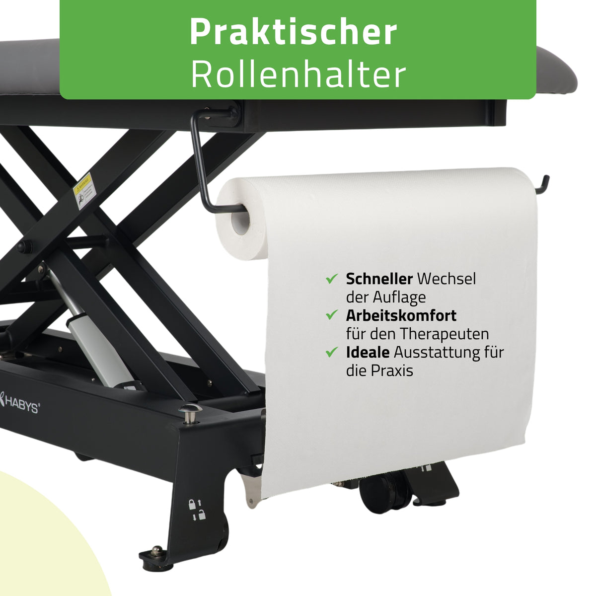 Therapieliege Elektrisch Evero Cross X4 Ergo | 4-Segmente | Handfernbedienung | Grau-Schwarz
