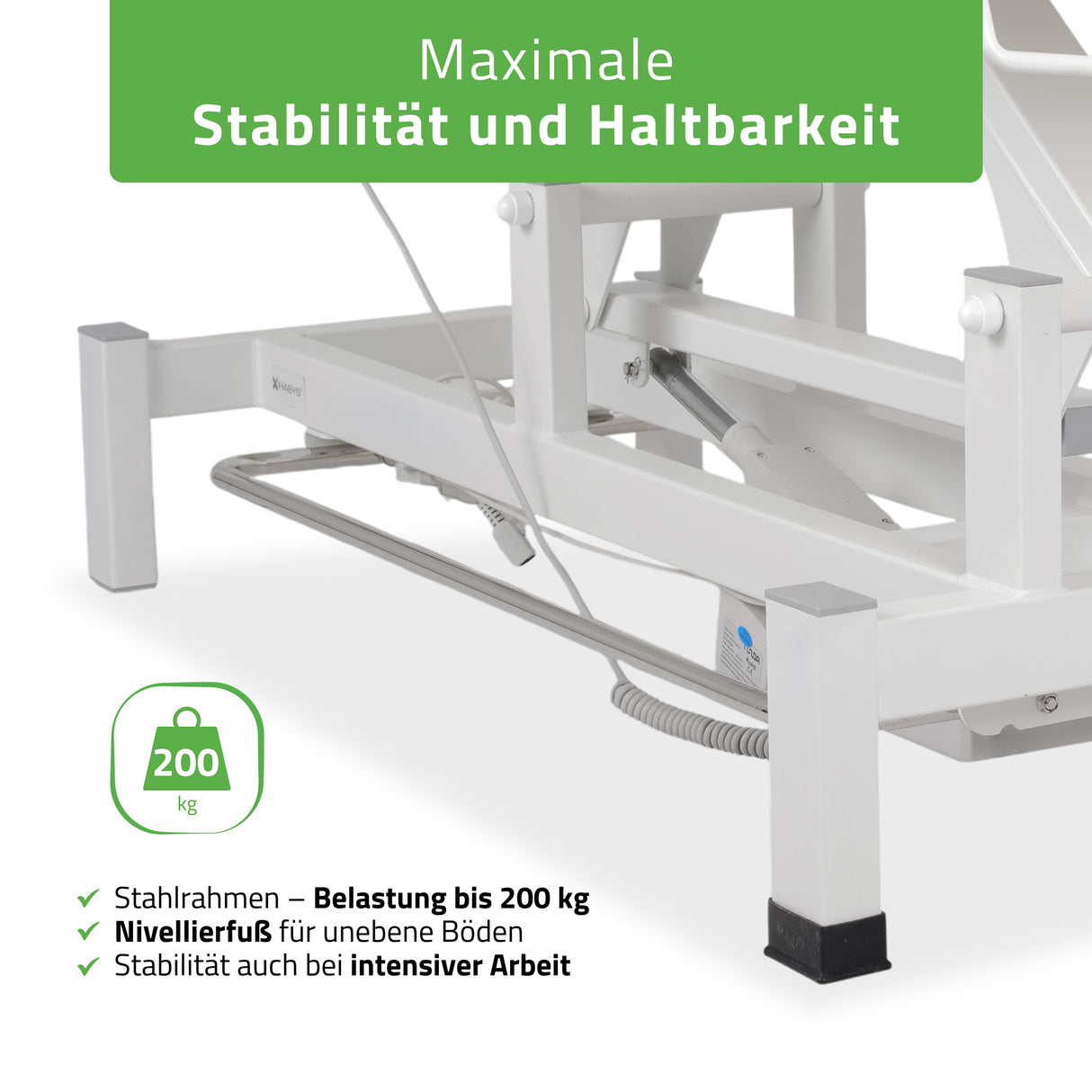 Massageliege Elektrisch Fortis 1 | 1-Segmente | Handfernbedienung Steuerrahmen