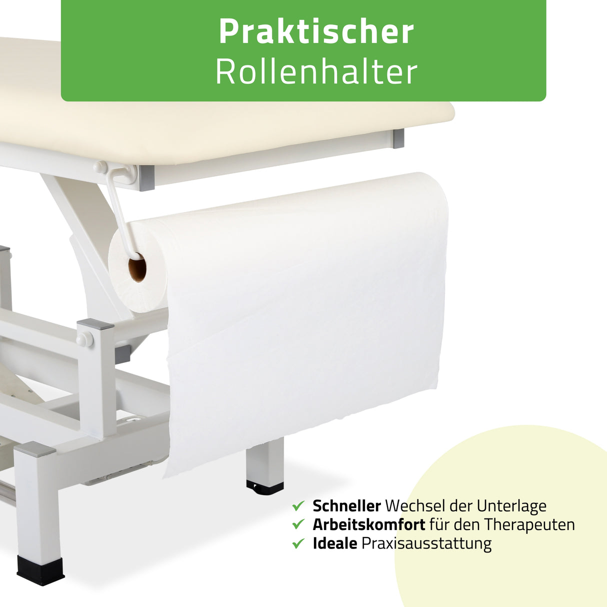 Massageliege Elektrisch Fortis 1 | 1-Segmente | Handfernbedienung Steuerrahmen