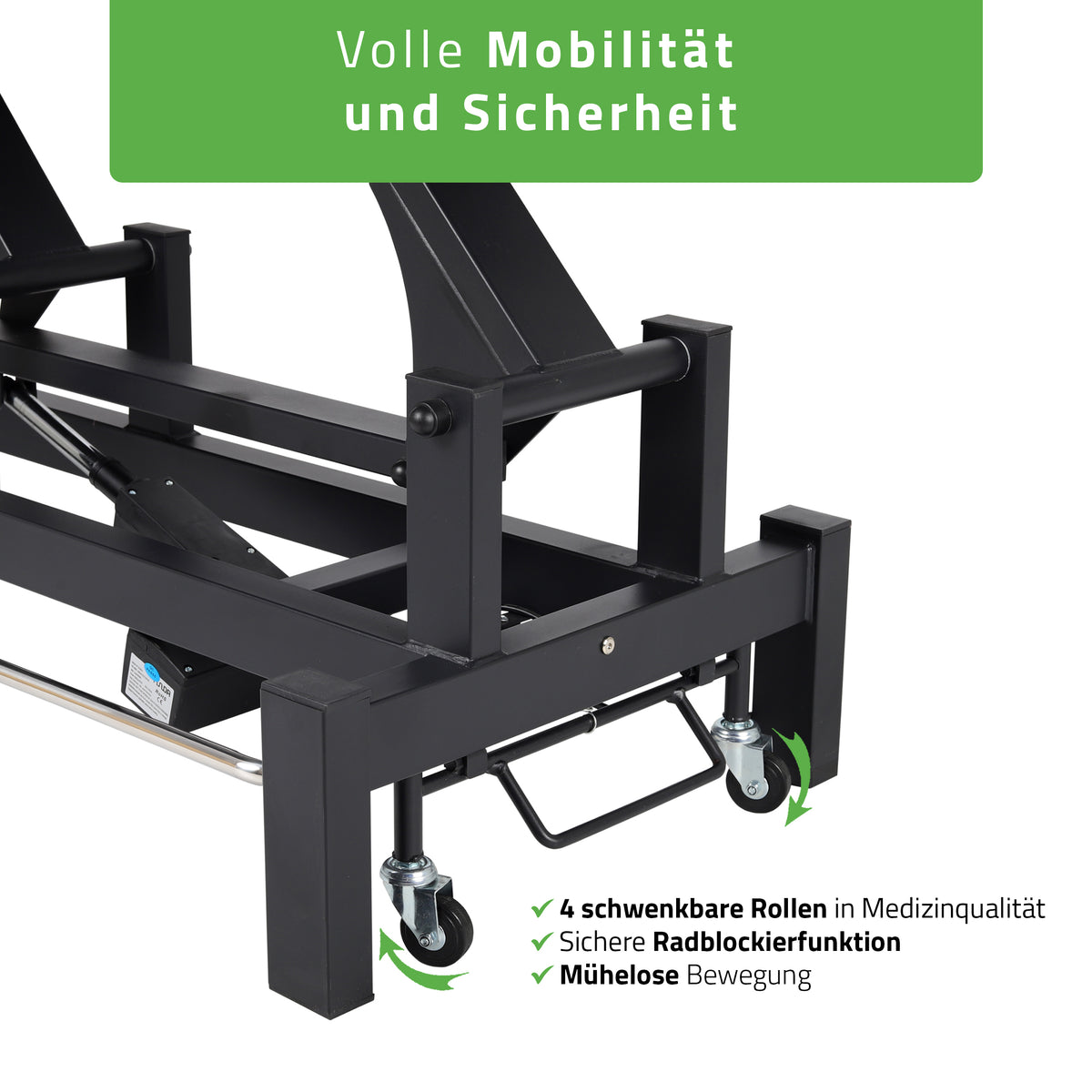 Massageliege Elektrisch Fortis 2 Ergo | 2-Segmente | Handfernbedienung Steuerrahmen