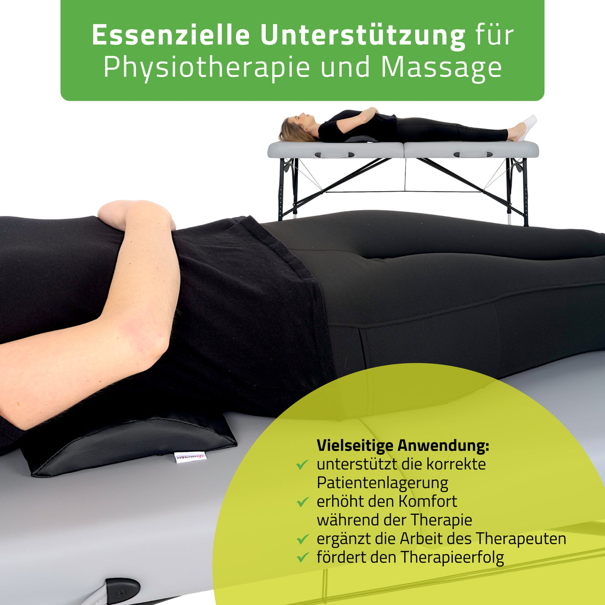 Lendenkussen Halve Rol 40x25x5 | Comfy Base