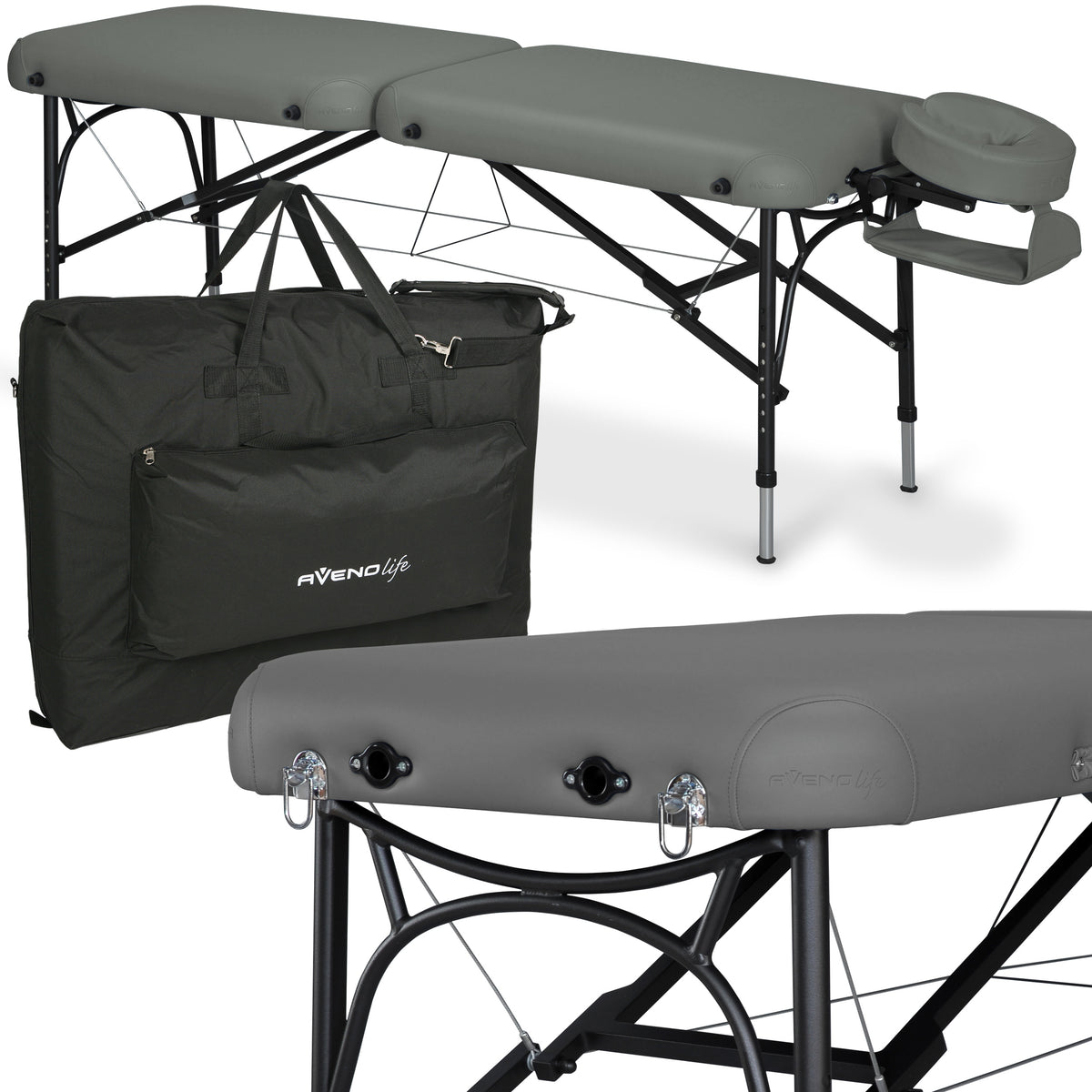 Massageliege Klappbar Luna Light | Kosmetikliege Tattooliege