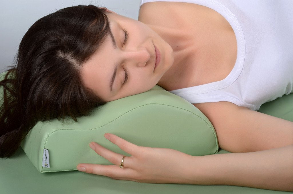 Halfronde Massagerol | Nek kussen | Matt Touch Bekleding