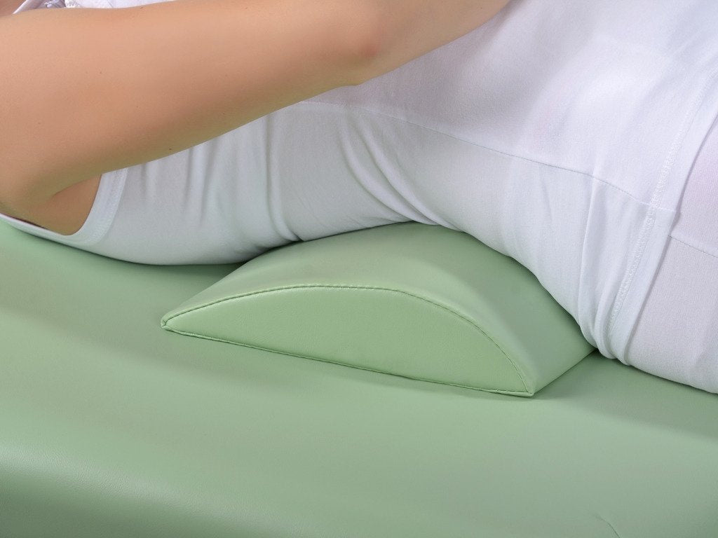 Lenden halfronde rol voor massage | 40x25x7 cm | Vinyl Flex bekleding