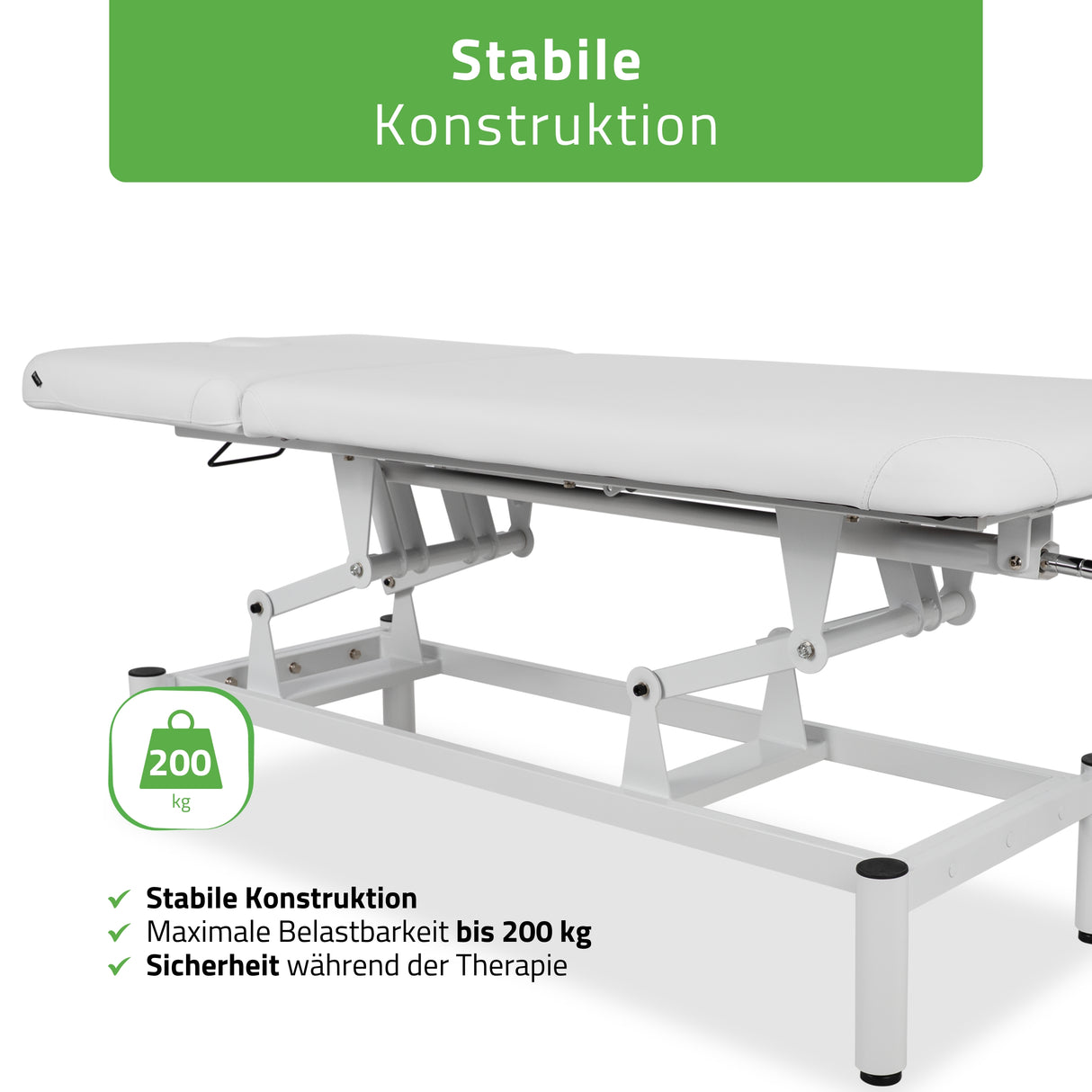 Stationäre Massageliege Vigo 2 | mit Kurbelverstellung