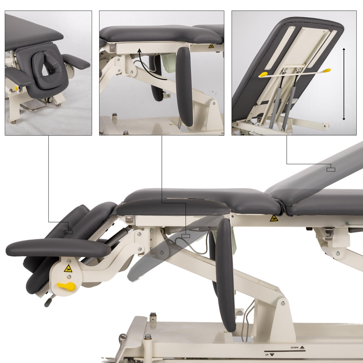 Therapieliege Elektrisch Evero X7 Ergo 7-Segmente | Steuerrahmen